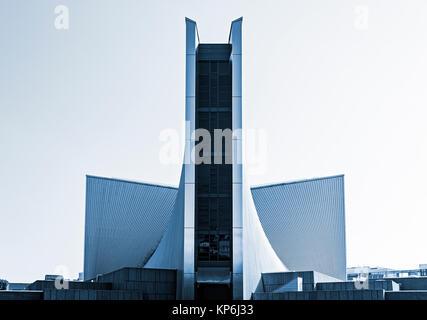St. Mary's Cathedral Kenzo Tange Architecture Stock Photo