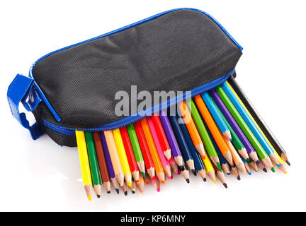 pencil case Stock Photo