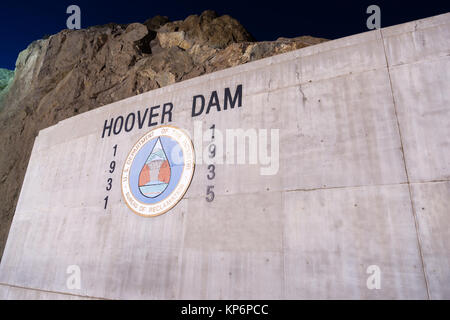 Lake Mead The Colorado River Hoover Dam Nevada Arizona Stock Photo