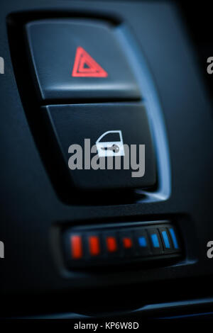Car door lock button Stock Photo