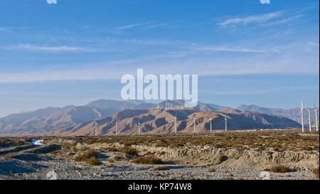 Windmills near Palm Springs Stock Photo