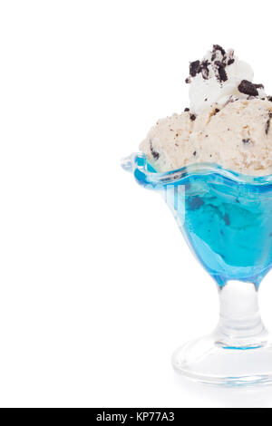 a cup of cookies and cream ice cream Stock Photo