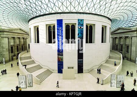 Inside The British Museum, London, England, UK - Statue Of The Stock ...