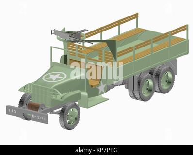 Military vehicle truck,exempted Stock Photo