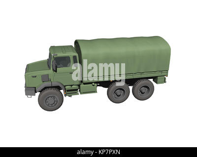 military truck exempted Stock Photo