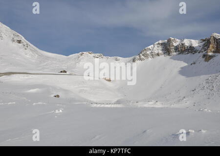 Schareck,Hochtor,Grossglockner,Winter,Deep Snow,GrossglocknerstraÃŸe Stock Photo