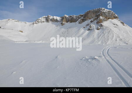 Schareck Hochtor Grossglockner Winter Deep Snow GrossglocknerstraÃŸe Stock Photo