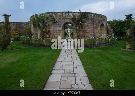 Gardens at the Hever Castle near Edenbridge, the seat of the Boleyn family, Kent, United Kingdom Stock Photo