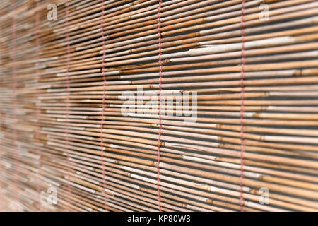 Bamboo blind for background Stock Photo