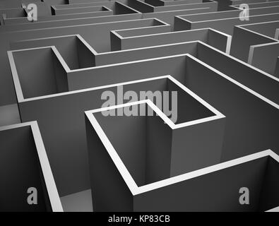 endless maze Stock Photo