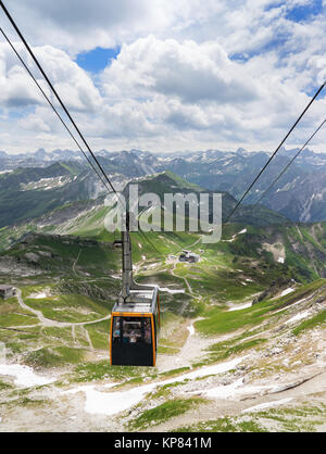 summit station of Nebelhornbahn, Nebelhorn, Oberstdorf, Allgaeu, Bavaria,  Germany Stock Photo - Alamy