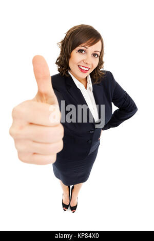 Excited Businesswoman Stock Photo