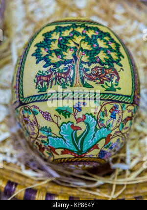 Easter painted eggs Stock Photo
