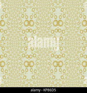 Luxury seamless pattern with circles and golden chains on white ...