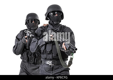 Spec ops officers SWAT Stock Photo
