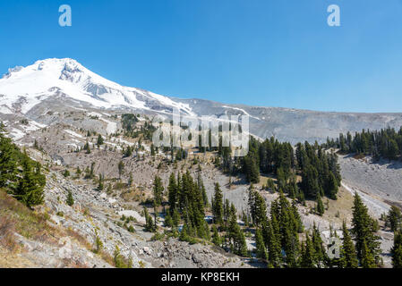 Mt Hood Peak View Stock Photo