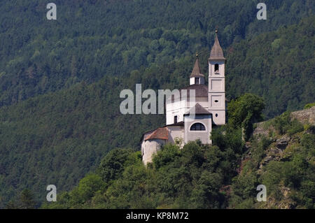 Kloster Saeben in Südtirol - Saeben Abbey in Alto Adige Stock Photo