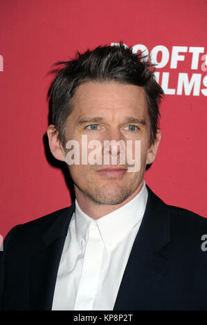 NEW YORK, NY - MARCH 12: Ethan Hawke attends as Champagne Piper-Heidsieck and Rooftop Films present a special preview of Ethan Hawke's new documentary 'Seymour: An Introduction' at St. Barts on March 12, 2015 in New York City.   People:  Ethan Hawke Stock Photo