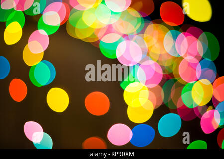 Soft defocused lights Stock Photo