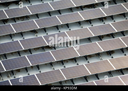 Solar power panel on roof top Stock Photo