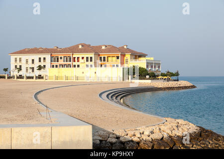 Villas at The Pearl in Doha, Qatar Stock Photo