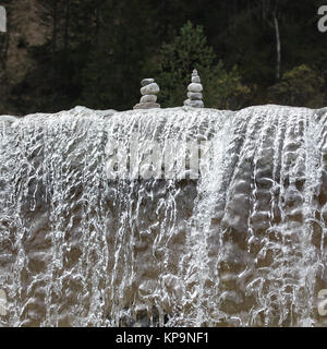 about a waterfall were  Stock Photo