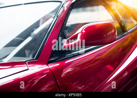 detail shot of old fancy car. Stock Photo