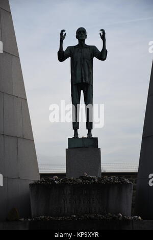 kz,concentration camp,mauthausen,commemoration,holocaust memorial,terror,mass destruction Stock Photo