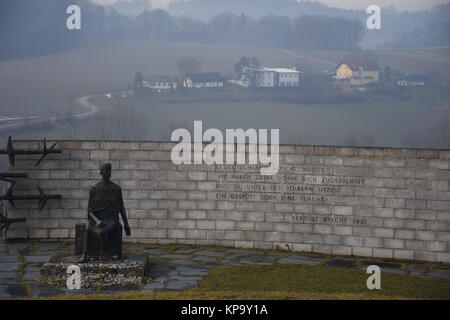 kz,concentration camp,mauthausen,commemoration,holocaust memorial,terror,mass destruction Stock Photo