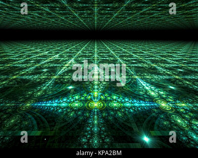 Abstract digitally generated image lace tunnel Stock Photo - Alamy