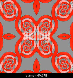seamless retro pattern with light gray, powder blue and medium ...