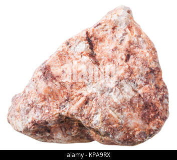 pink granitic gneiss rock natural mineral stone Stock Photo