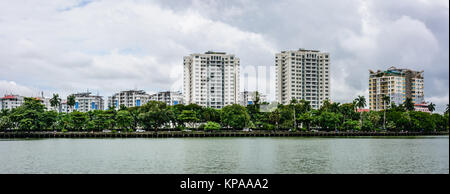 downtown area of Yangon, beside Kandawgyi Lake, Myanmar, May-2017 Stock Photo