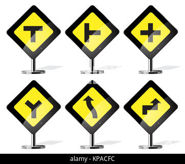 Road Signs Stock Photo