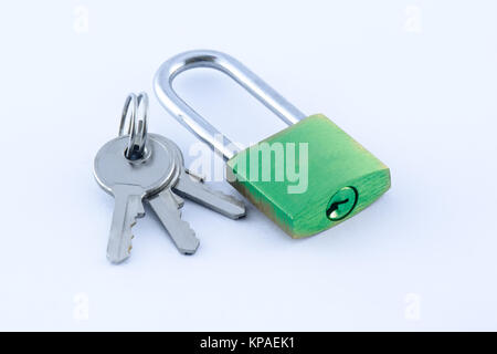key to protect your valuable things Stock Photo