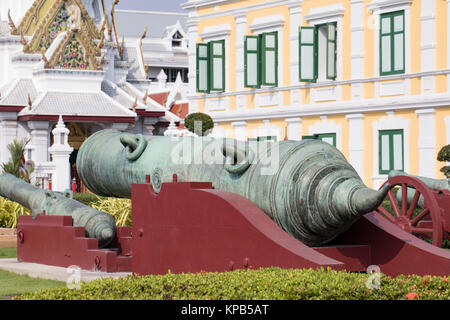 Thailand, Bangkok, Ministry of Defence Building and Canon Museum Stock Photo