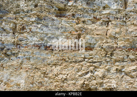 Park Scherbakovsky, Volgograd region, Russia May 17, 2015. river stones under the net, netting, as part of the decoration of the building. Stock Photo