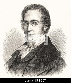 Joseph Louis Gay-Lussac  -  French chemist and physicist Stock Photo