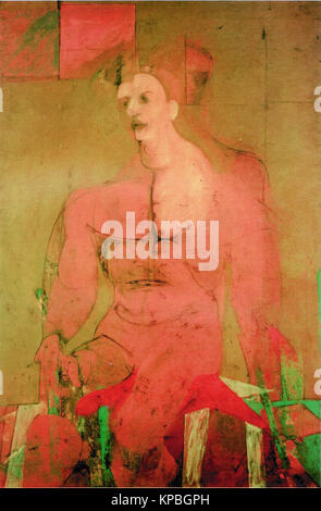 Willem de Kooning - Seated Figure Classic Male Stock Photo
