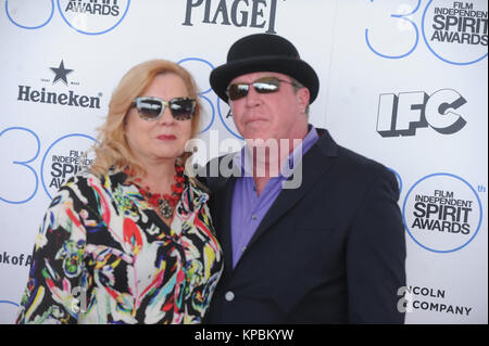 SANTA MONICA, CA - FEBRUARY 21:  Guest attends the 2015 Film Independent Spirit Awards at Santa Monica Beach on February 21, 2015 in Santa Monica, California  People:  Guest Stock Photo