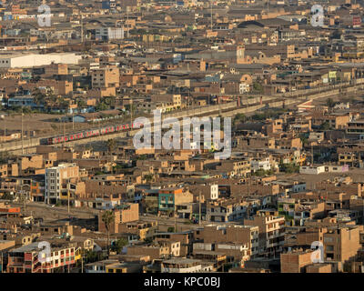 Lima,Peru. Villa el Salvador district. Stock Photo