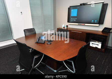 Meeting room of a modern corpporate office. Stock Photo