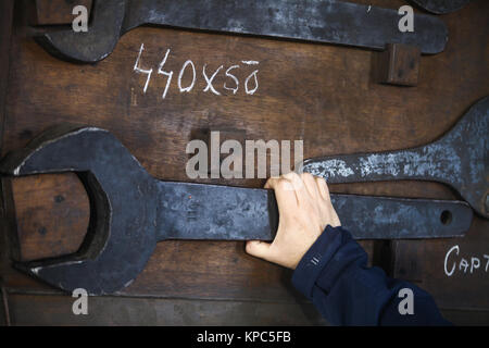 Very big wrenches Stock Photo