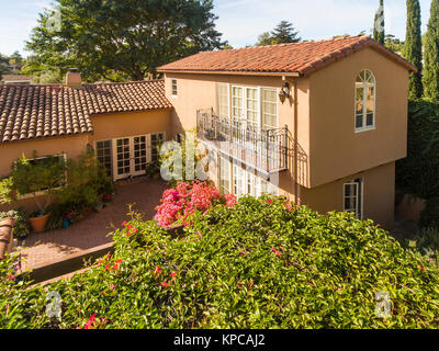 private Mediterranean-style home Stock Photo