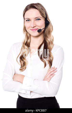 I'm your new customer support manager! Stock Photo