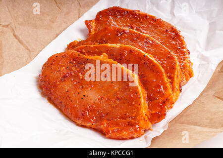Raw meat for barbecue Stock Photo