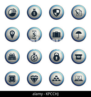 Finance simply icons Stock Photo
