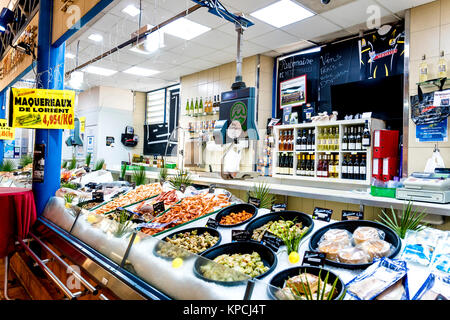 Metz (France): Covered market; Markthalle in Metz Stock Photo