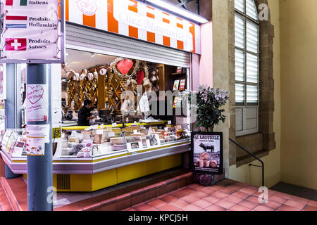 Metz (France): Covered market; Markthalle in Metz Stock Photo