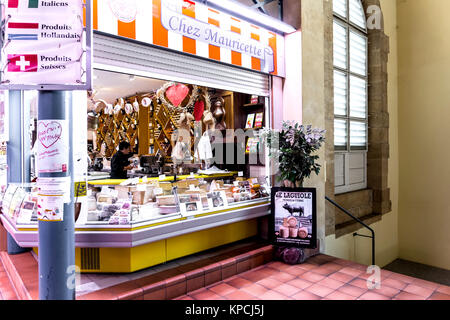 Metz (France): Covered market; Markthalle in Metz Stock Photo